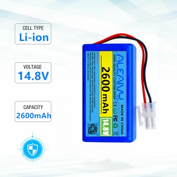 14.8 V 2600mAh 18650 Li-ion Rechargeabe Baterija za ILIFE Ecovacs A4s, A4, A6, A9, V7, V7s, V7s Pro Robotski sesalnik Chuwi