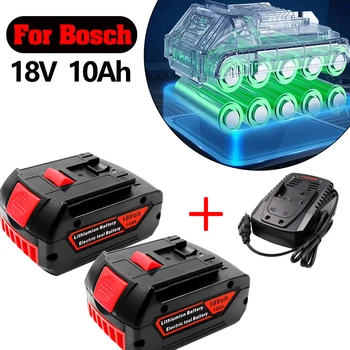 18V 10.0 Polnilna Litij-ionska Baterija Za Bosch 18V električno orodje varnostne Kopije 10000mah Prenosni Zamenjava BAT609 lučka