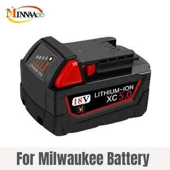 18V 12.0 Ah Zamenjava za Milwaukee M18 XC Litijeva Baterija 48-11-1860 48-11-1850 48-11-1840 48-11-1820 Baterije za ponovno Polnjenje