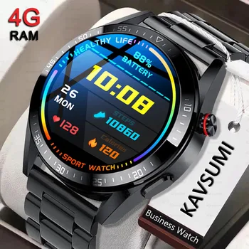2023 Nove Bluetooth Klic Watch 454*454 AMOLED 1.39 Palčni Zaslon, Pametno Gledati Vedno Prikaže Čas 4GB Lokalne Glasbe Smartwatch Moški