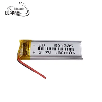 3,7 v 501235 180 mah litij-ionsko polimer baterijo kakovosti blaga kakovosti CE, FCC, ROHS organ za potrjevanje