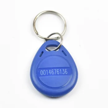 500pcs/veliko RFID Keychain Kartico Oznako Tipko 125khz ID Keyfob TK4100 EM4100 Nadzor Dostopa Času Obiskovanja Fob Obroča z Žetonom
