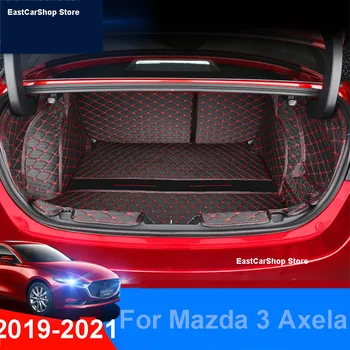 Avto Vse Obdan Zadaj Prtljažnik Mat prtljažniku Linijskih Pladenj po Meri Zaščitna Obloga za Mazda 3 Axela 2019 2020 2021 2022 Dodatki