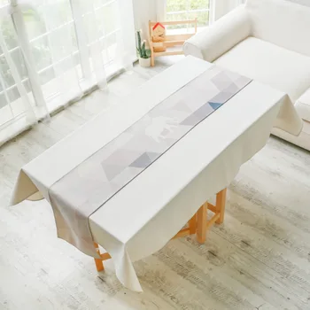 Bombaž in lan sodoben, svež in preproste literarne namizni tekač doma mizo dekoracijo namizni tekač