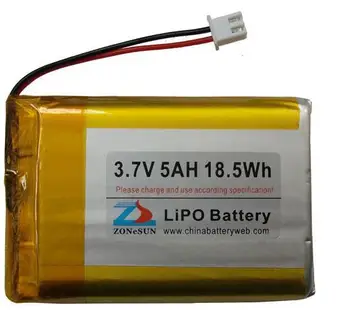 Brezplačna dostava 1pcs 3,7 V 505575 5000mAh litij-polimer baterija li-ionska baterija za polnjenje baterij za ponovno Polnjenje