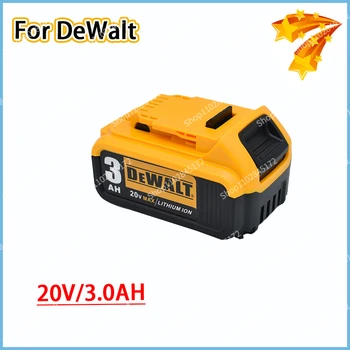 DeWalt Original 20V ZA 3,0 AH Li-Ion baterije menjave orodja za DeWalt DCB184 DCB181 DCB182 DCB200