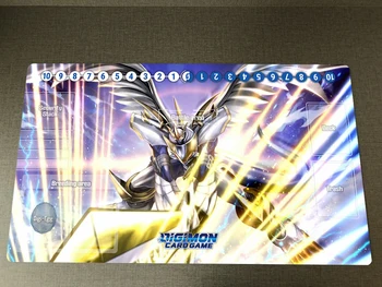 Digimon DTCG CCG Playmat Imperial Dramon Anime Trading Card Game Mat Igre Mat & Cone & Brezplačno Vrečko Desk Pad Mousepad 60x35cm
