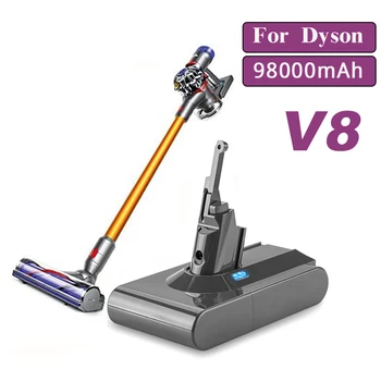 Dyson V8 Za 21,6 V 98000mAh Nadomestna Baterija za Dyson V8 Absolutno Kabel-Brezplačno Vakuumske Ročni sesalnik Dyson V8 Baterije