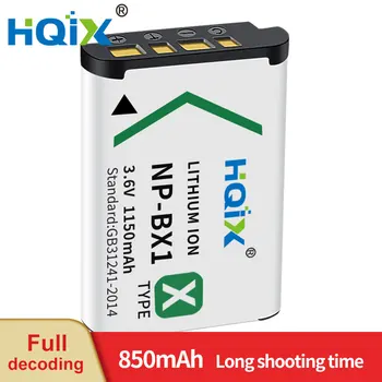 HQIX za Sony HDR - CX450 AS20 AS50 AS100VR CX240 PJ410 WX700 MV1 PJ275 PJ440 ZV1 ZV-1 Kamera NP-BX1 Polnilnik Baterije
