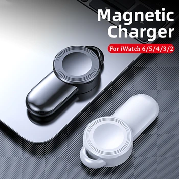 Mini Prenosni Brezžični Magnetni Polnilec za Apple ura 7 6 5 4 3 2 Smartwatch Hitro USB Adapter za Polnilnik za iWatch7 iWatch6 5 4
