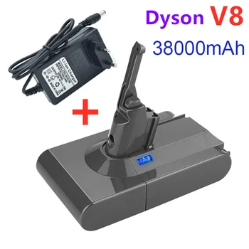 Nadgradnjo Neue DysonV8 38000mAh 21,6 V Batterie für Dyson V8 Absolutno/Flauschigen/Tier Li-Ion Staubsauger wiederaufladbare batterie