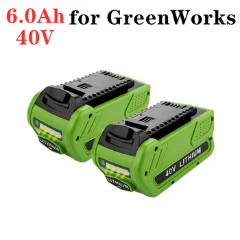 Največ 40v 6.0 Ah Litij-Zamenjava Baterije za 6000mAh GreenWorks 29472 29462 Baterije G-MAX Moč Orodje 29252 20202 22262 25312 L50