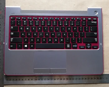 NAS nov laptop tipkovnici z sledilno podpori za dlani za Samsung 540U3X 542U3X 540U3B 545U3X 542U3X roza/siva,