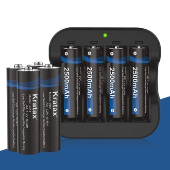Ni-MH AA AAA Polnilne Baterije AA 1,2 V 2500mAh/AAA, 1,2 V 1000mAh Digitalni Fotoaparat, Svetilke, Električne Igrače, Miši