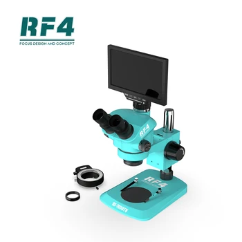 RF4 RF7050TV-YS010W Stereo Mikroskop 7-50X Neprekinjeno Zoom, HD, širokokotni Okular YS010W Monitor Elektronski PCB Popravila