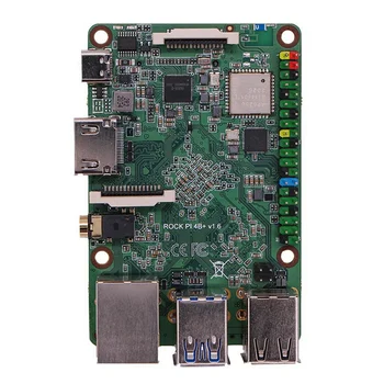 Rock Pi 4 Plus Model, Razvojni Odbor Rockchip RK3399 Šest ključnih LPDDR4+EMMC Brez WiFi, Bluetooth, matične plošče(2G+16 G)
