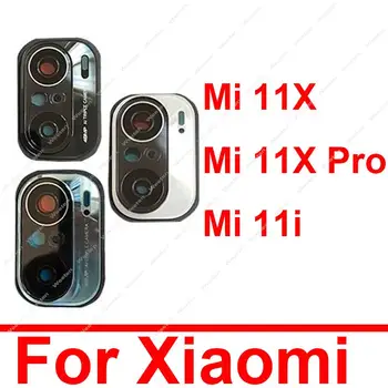 Za Xiaomi Mi 11X Mi 11X Pro Mi 11i Zadaj Nazaj Objektiv Glavne Kamere Steklo, Okvir Pokrova Držala za Nadomestne Dele