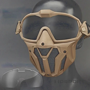 Šport Na Prostem Motocikel Taktično Čelada Maska Dustproof Kolesarska Očala Jahanje Odprto Masko Cs Airsoft Paintball Lov Stranka