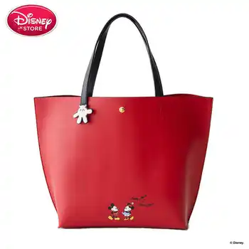 Ženske Modne Disney Mickey Mouse Risanka Nahrbtnik Torba, Velika Zmogljivost Torba Lady Tote Messenger Bag