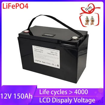12V 150Ah 170Ah 190Ah LifePo4 Baterije 12.8 V Akumulatorske Baterije Litij-Železo Fosfat Lifepo4 Sončne Celice orodja Davčna brezplačna,