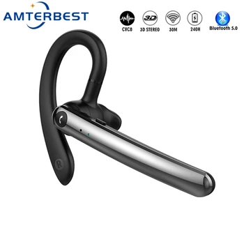 AMTERBEST F990 Brezžično Slušalko Bluetooth Slušalka za Prostoročno uporabo Slušalke Mini Slušalke Zmanjšanje Hrupa Za iPhone Telefonov Xiaomi