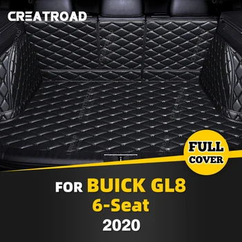 Auto Polno Zajetje Trunk Mat Buick GL8 6-Sedež 2020 prtljažniku Kritje Pad Tovora Linijskih Notranje zadeve Zaščitnik Dodatki