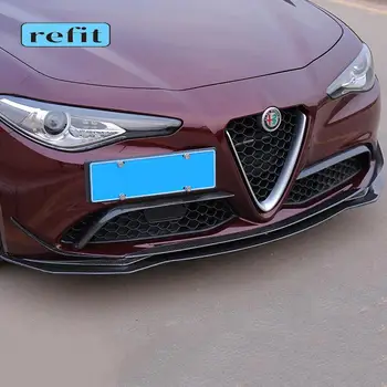 Avto ogljikovih vlaken spredaj lopato majhen prostorski spredaj ustnice štiri deteljico QV Za Alfa Romeo giulia zunanje spremembe