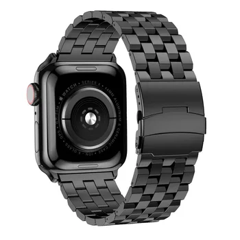 Iz nerjavečega Jekla, Trak za Apple Watch Ultra 49 mm,Kovinski Brušena Zapestnica Watchband za Iwatch 8/7/6/5/4/3/2/1 38/40/41mm 44/45 mm