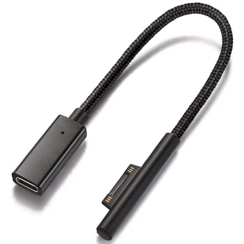 Najlon Pleteni Za Površinsko Priključite Na USB-C napajalni Kabel Za Površinsko Pro7 Go2 Pro6 5/4/3 Površina Prenosnika Knjiga