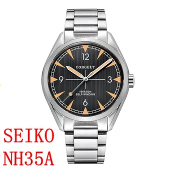 NH35 Samodejno Ure Luksuzne blagovne znamke Športne ure plavati Watch Self-Veter Vojaške Safir Jekla Obleko MIYOTA Mehansko ročno uro