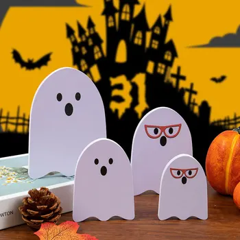 Nova Halloween Srčkan Očala Duha 4Pcs Kos Obrti Nabor Ustvarjalnih Domače Namizne Dekoracije Doma Okraski
