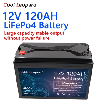 Nova LiFePo4 Baterijo 12V 100AH Litij-Železo Fosfat Baterije, Vgrajene v BMS Za Solarni Čoln RV Avtodomi Golf Voziček