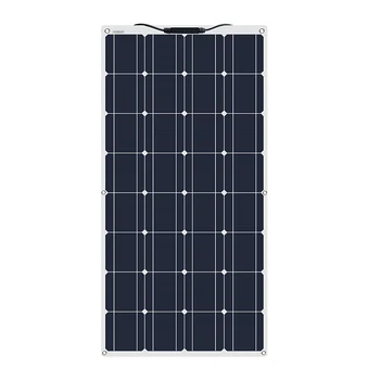 Prilagodljiv ETFE solarnimi 16V 100W ALI HIŠNIH Monokristalne placa sončne celice paneles solares za 12V baterije, za kampiranje polnilnik