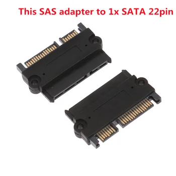 SATA 22P 7+15 Moški-Ženski Adapter Računalnik Adapter Pretvornik Naravnost Glavo Trajne Prenosni