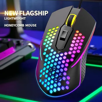 Satja Žično Mehansko Miško X8 Svetlobna Gaming Namizni Računalnik Prenosni Mouse Miška Za PC Gamer Računalnik Laptop Accessori