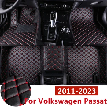 SJ VSE Vremenske po Meri Fit Za Volkswagen Passat 2011-2022 Avto Talne Preproge Spredaj & Zadaj FloorLiner Styling Auto Deli Preprogo Mat