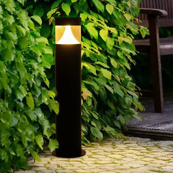Thrisdar 60 CM Vrt Pot Luči na Prostem Nepremočljiva Krajine Stebričke Lahka Aluminijasta LED Vrtne Luči za Dvorišču Hodnik, Dekor