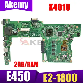 X401U Matično ploščo je primerna Za ASUS X401U-X501U Zvezek Matično ploščo Z E450 ali E2-1800 2 GB/RAM Obsežen test