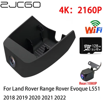 ZJCGO 4K Avto DVR Dash Cam Wifi Spredaj Zadaj Kamera 2 Objektiv Monitor za Land Rover Range Rover Evoque L551 2018 2019 2020 2021 2022
