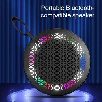 Zvočnik Modi Hiter Prenos s svetlobnim Bluetooth-compatible5.0 Stereo Zvočnik za Trgovino
