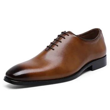 čevlji za Moške Obleko Čevlje Oblikovalca Poslovnih Urad Čipke-Up Čevlji Moški Retro Pravega Usnja, Oxford Čevlji velika velikost zapatos hombre